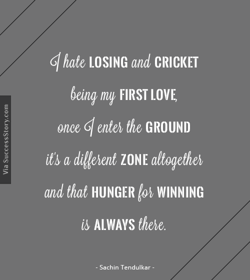 Quote Of Sachin Tendulkar Quotesaga