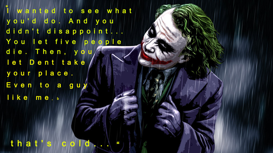 Featured image of post Joker Quotes Dark Knight Anarchy 10 most memorable quotes from the dark knight trilogy